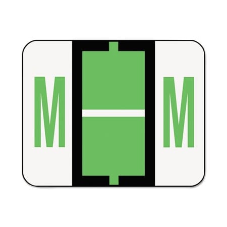 Smead Smead, A-Z COLOR-CODED END TAB FILING LABELS, M, 1 X 1.25, WHITE, 500/ROLL 67083